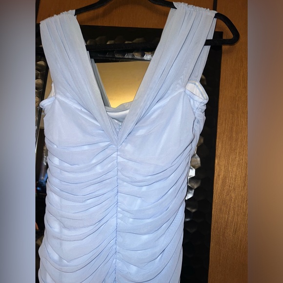 EUC Fashion Nova Ready and Ruched Mesh Midi Dress - Picture 4 of 9